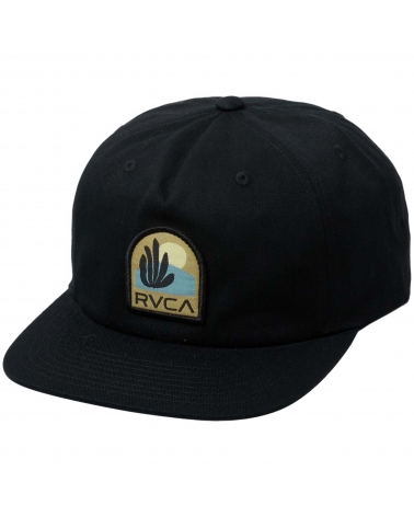 RVCA PAPER CUTS  HATS BLK