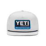 Gorra de Visera Plana con Cordón Yeti Wildly Stronger White